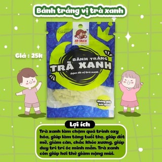 Bánh tráng trà xanh matcha