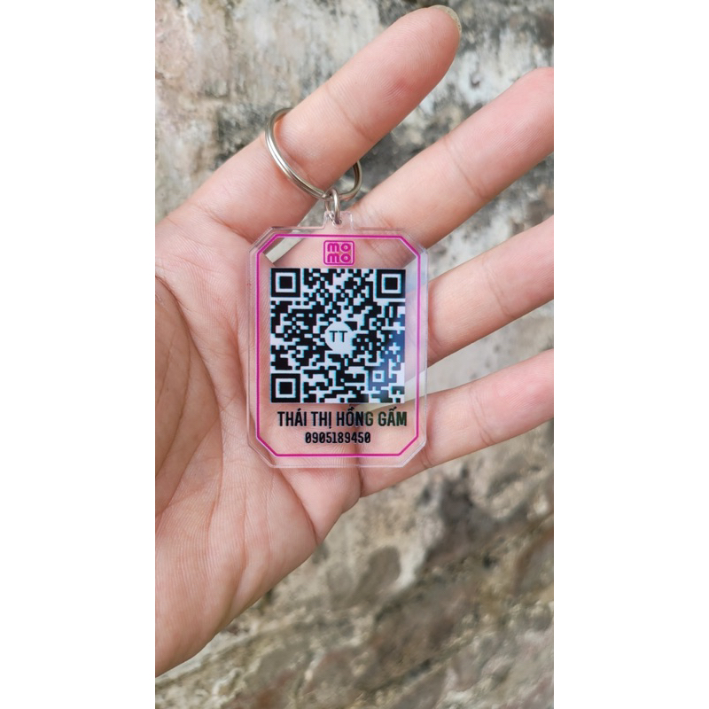 Móc khoá mã QR Chuyển Khoản Ngân Hàng