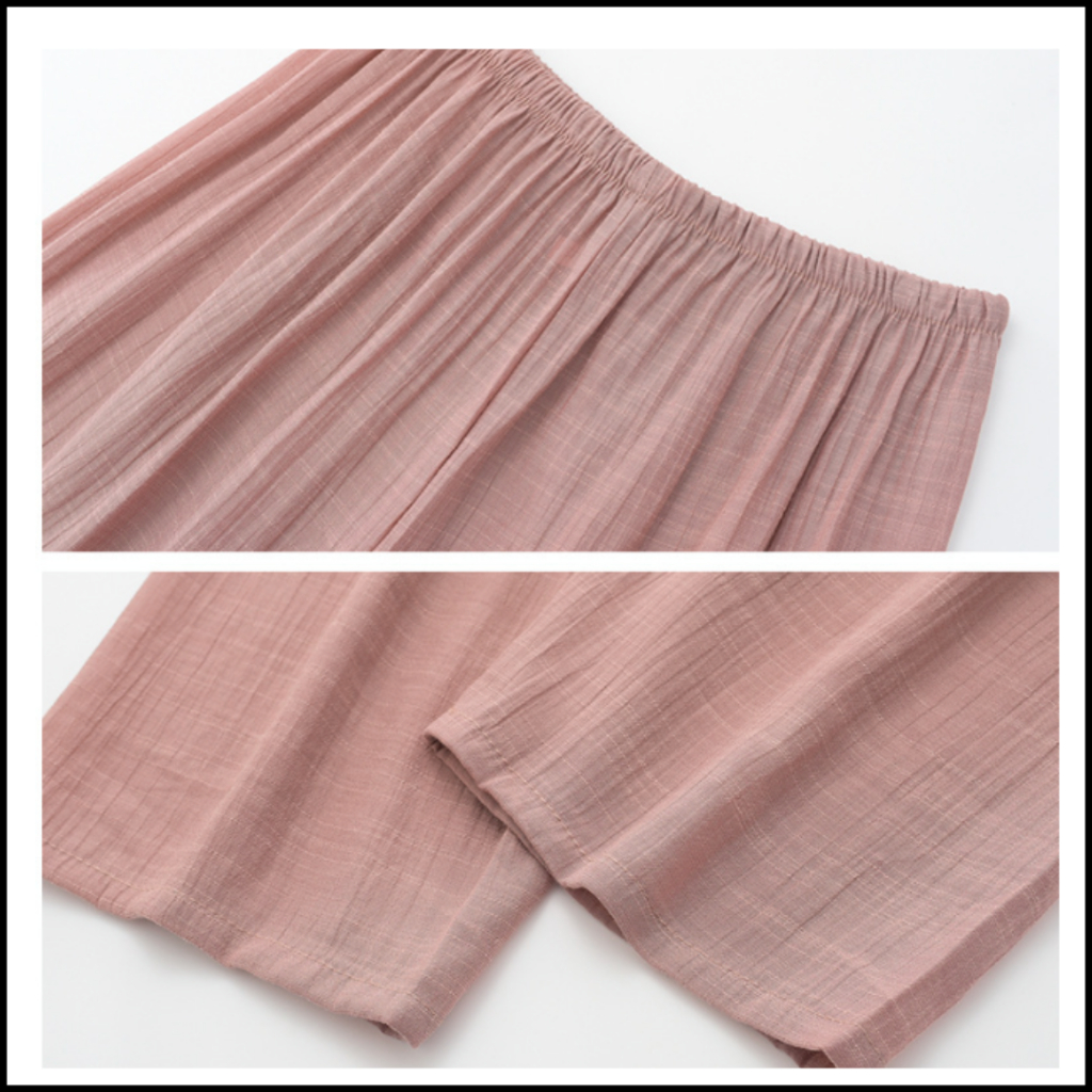 Đồ Bộ Trung Niên Cho Mẹ Và Bà Họa Tiết. Bộ Đồ Mặc Nhà Tặng Mẹ, Bà Thoáng Mát. DB2301