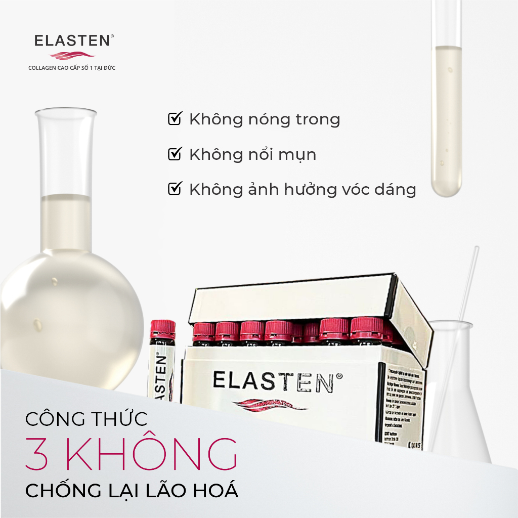Collagen Elasten - Bộ 3 Hộp (1 liệu trình) Giúp Da Căng Mịn, Chống Lão Hóa, Tóc Chắc Khỏe 84