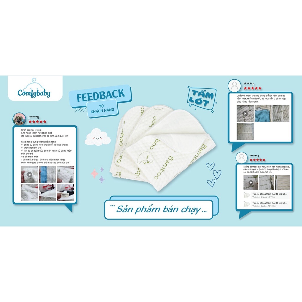 Tấm lót thay tả chính hãng cao cấp hàng quà tặng