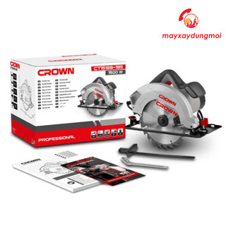 Máy cưa gỗ crown ct 15188 loại 185mm chính hãng crown
