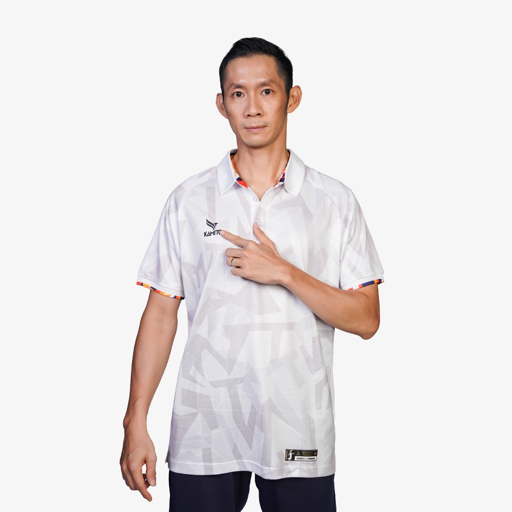 Áo cầu lông nam Kamito TM Legend mát mẻ, kiểu polo tôn dáng, vải Polyester cao cấp, thoáng khí, vận động thoải mái