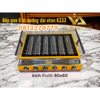 Bếp nướng bbq 6 họng dài