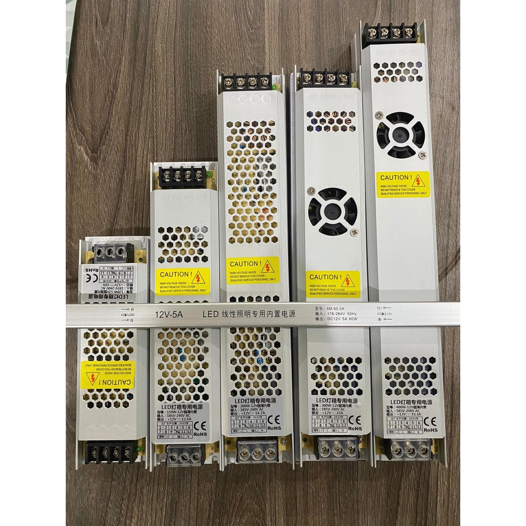 Nguồn đèn led 12V 2A, 3A, 5A, nguồn đũa siêu nhỏ gọn.