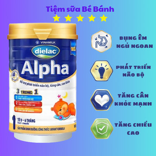 Sữa dielac alpha 1 2 3 4 400g 900g 1.5kg của vinamilk