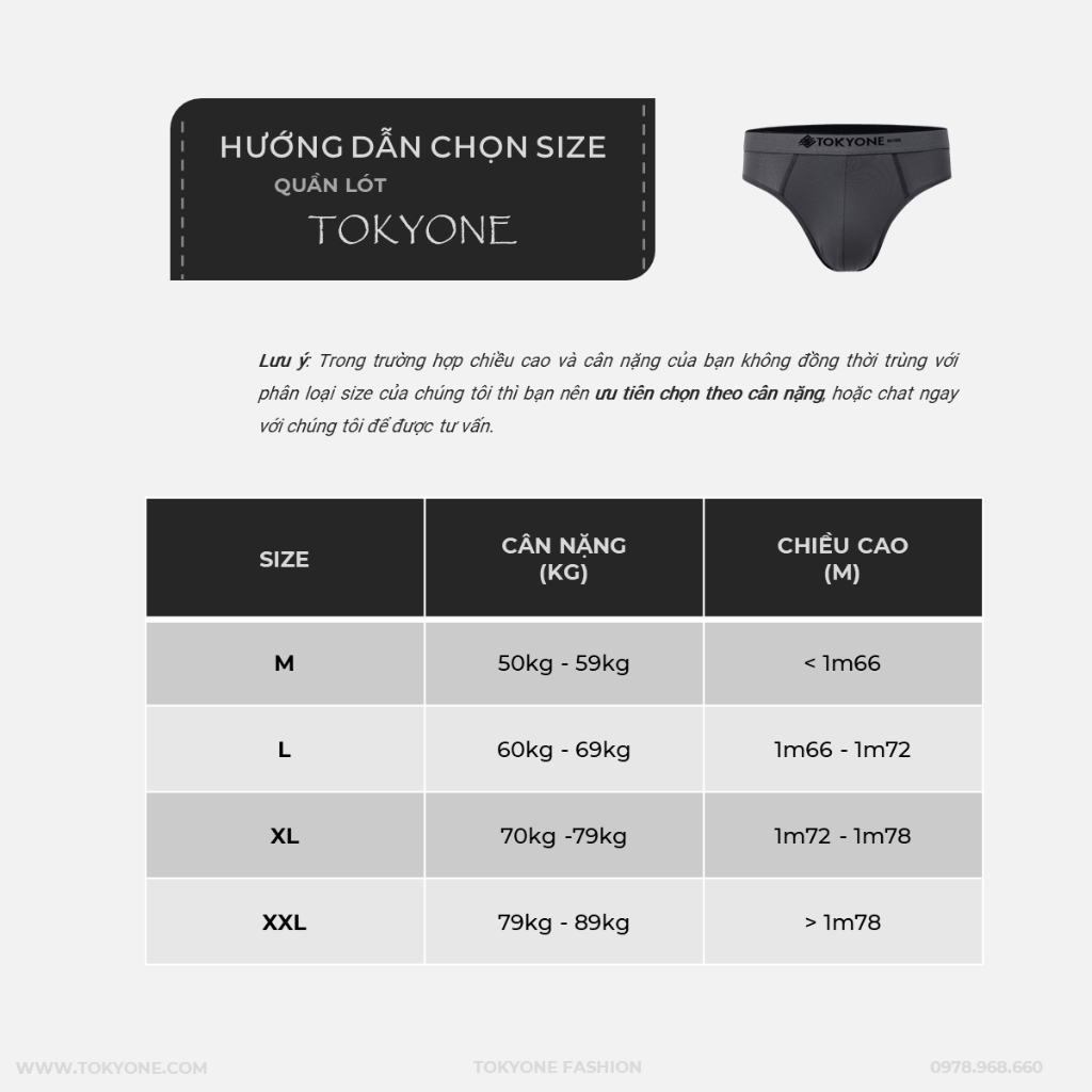Quần Lót Nam Thông Hơi TOKYONE, thoáng khí, thấm hút mồ hôi, kháng khuẩn vượt trội.