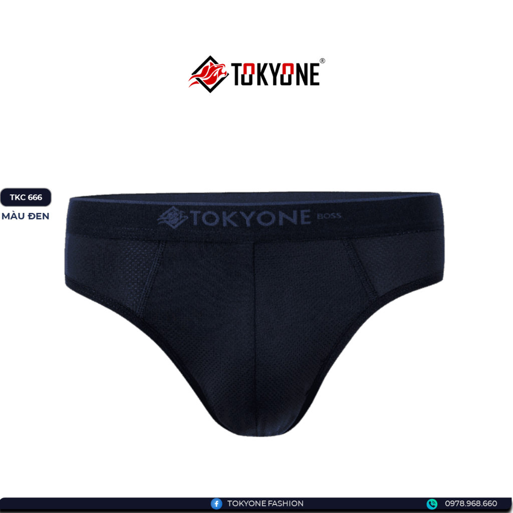 Quần Lót Nam Thông Hơi TOKYONE, thoáng khí, thấm hút mồ hôi, kháng khuẩn vượt trội.