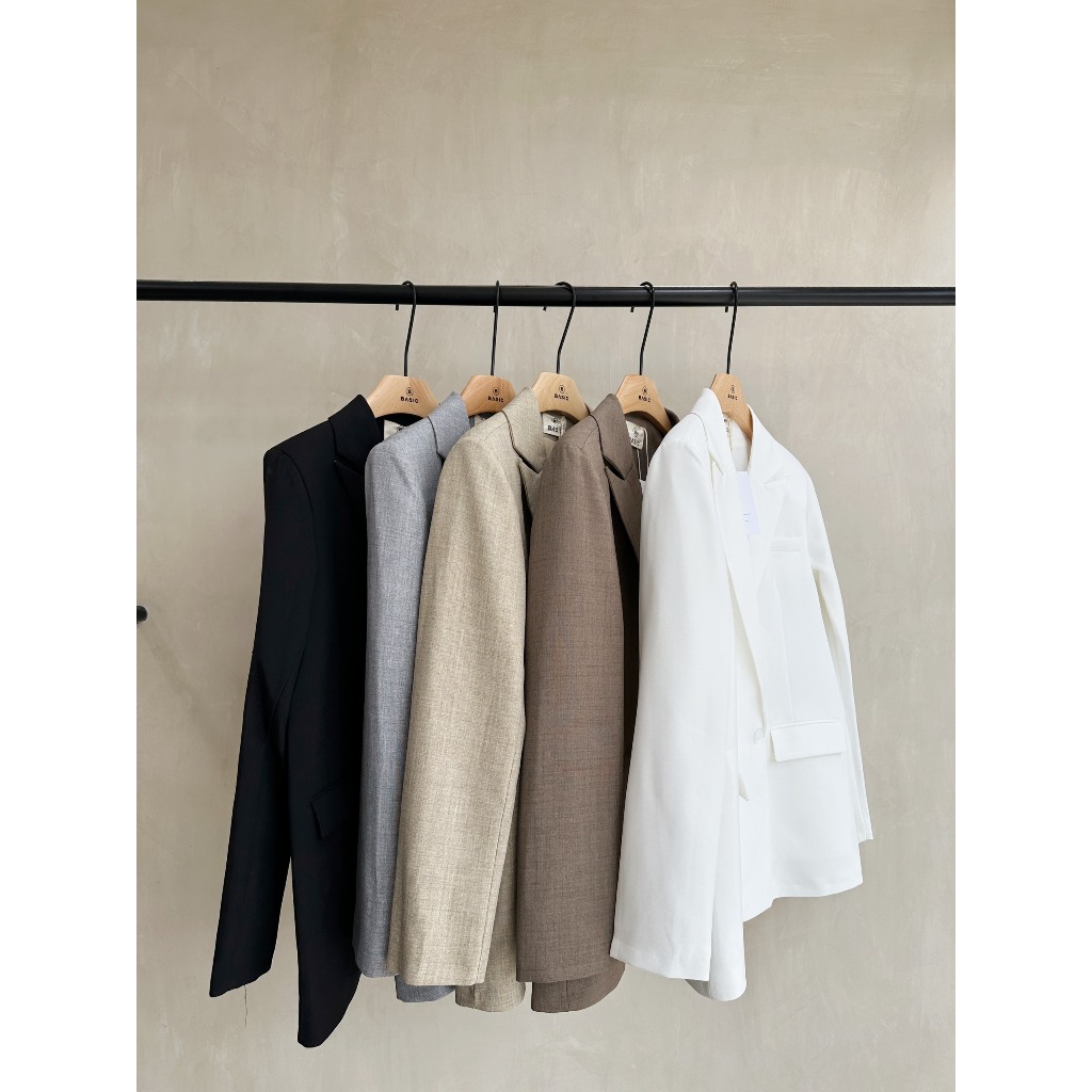 Áo blazer tay dài BASIC ASHE BLAZER