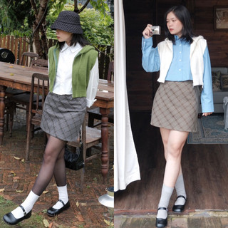 Bittersweet - Khoác len mỏng dáng croptop có mũ Cozy Chic Outer