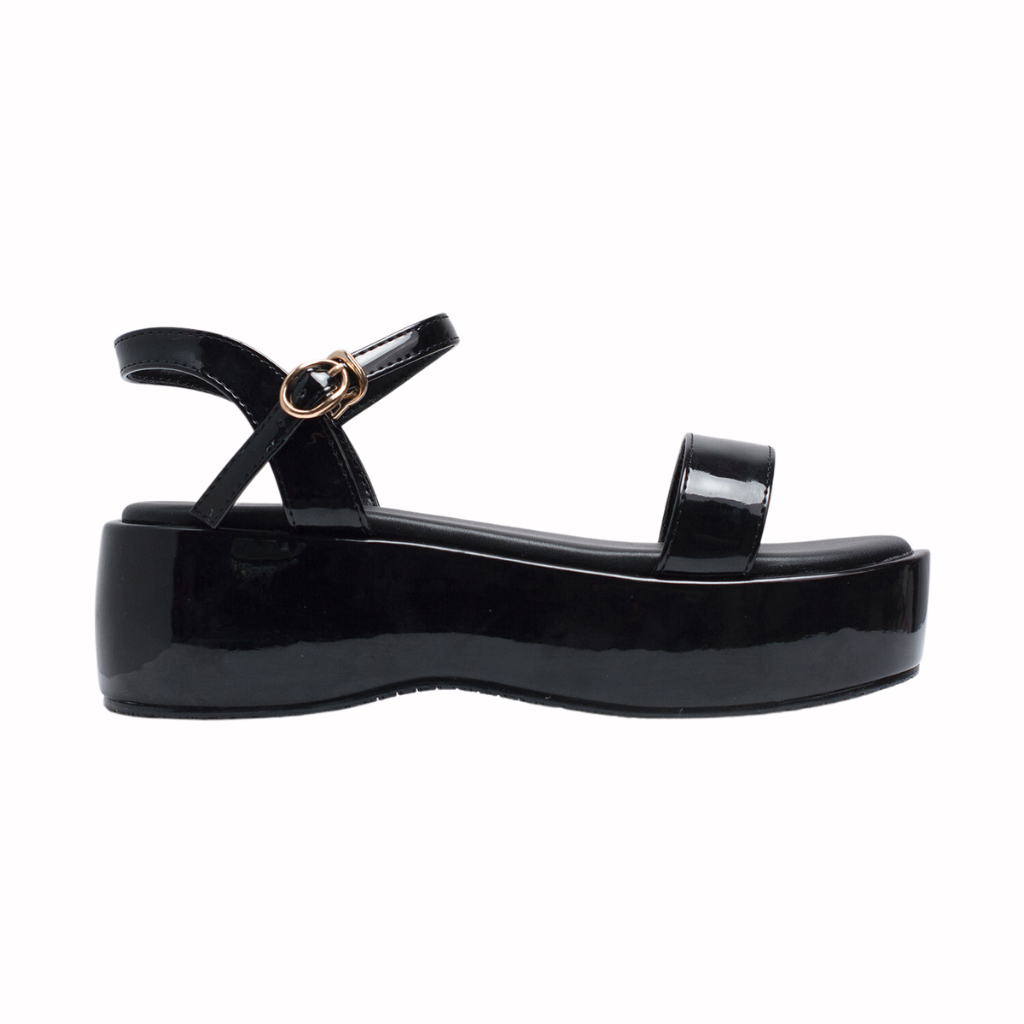 Giày Sandals Bánh Mì Nữ Quai Ngang 5cm Merly 1525 Sandals Platform