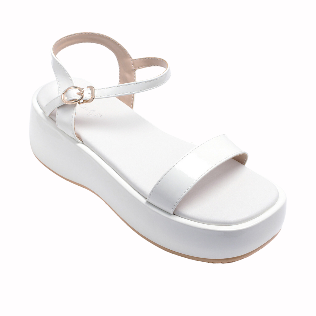 Giày Sandals Bánh Mì Nữ Quai Ngang 5cm Merly 1525 Sandals Platform