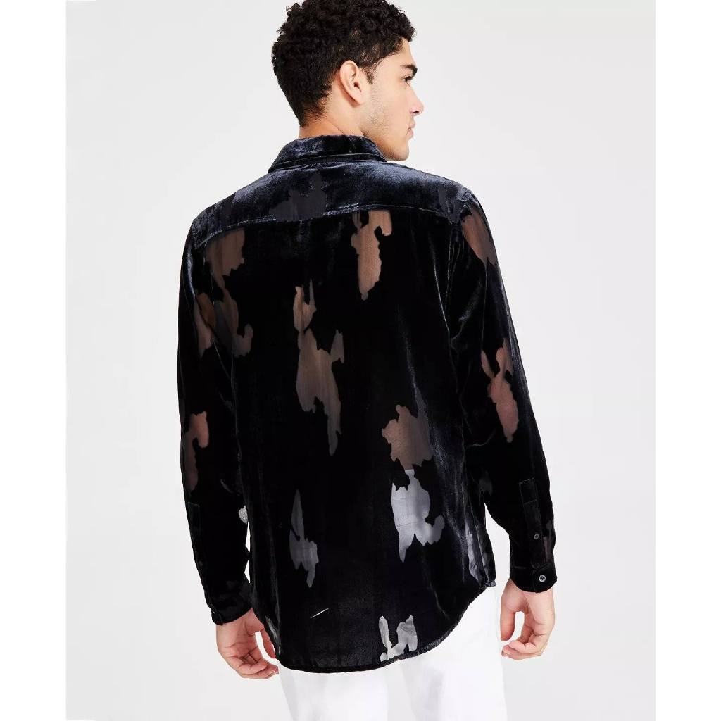 Sơ mi chất chơi I/\/C International velvet dành cho Nam. Giá hãng đắt đỏ.