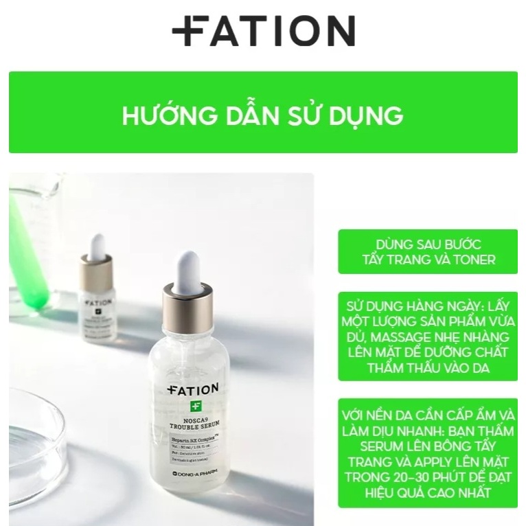 Tinh Chất Làm Dịu Da Fation Nosca9 Trouble Serum 30ML