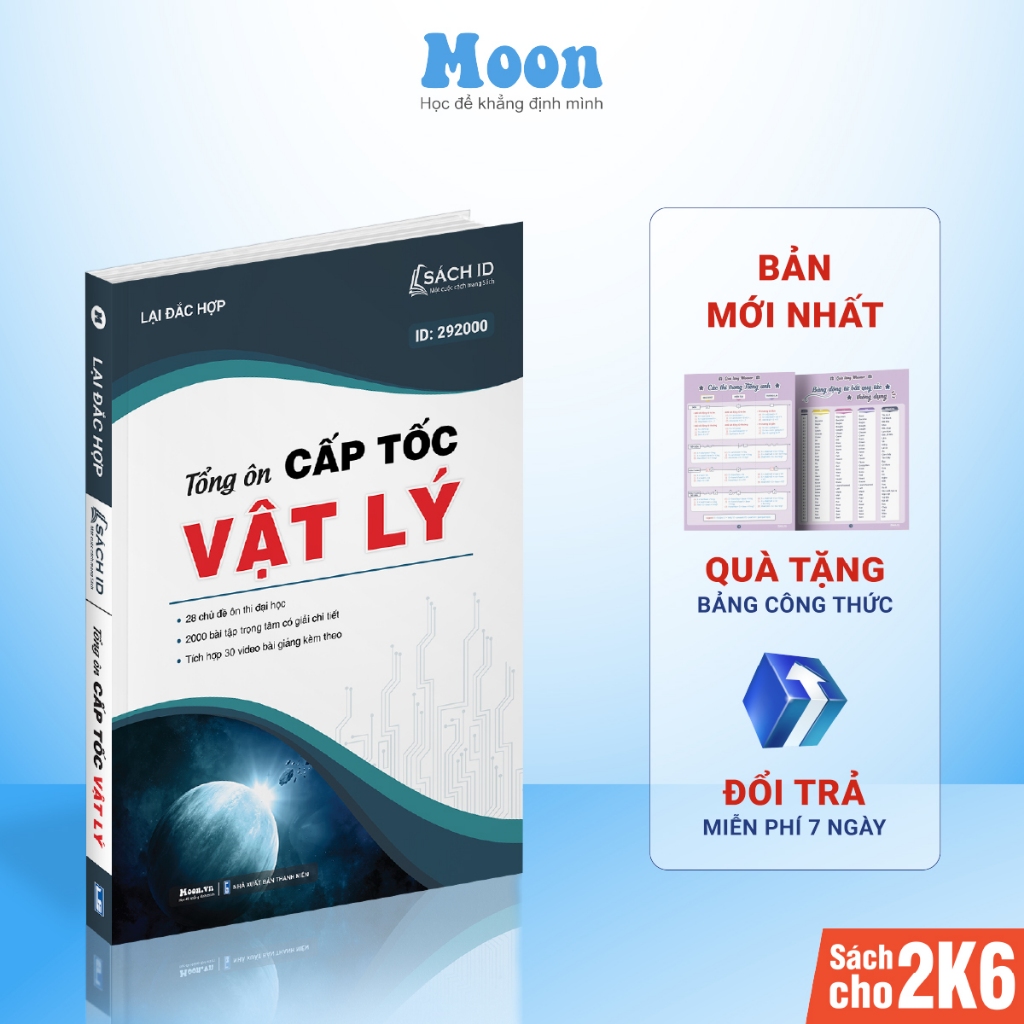 Sách Tổng ôn Cấp tốc Vật lý lớp 12 ôn thi THPTQG | SachID
