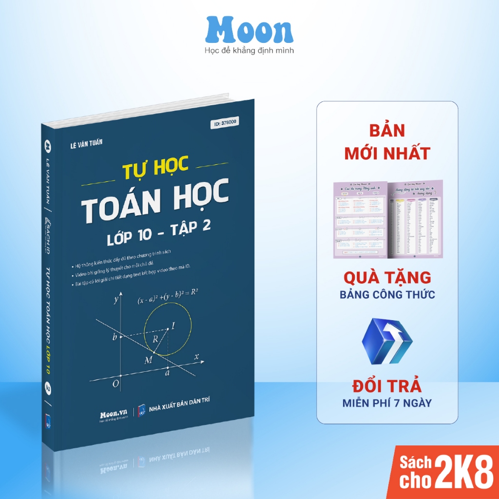 Sách Tự học Toán học Lớp 10 Tập 2 Chương trình SGK mới | Sách ID