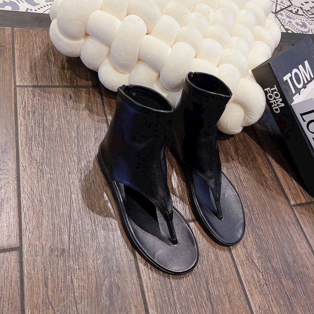 Bốt kẹp siêu hót siêu xinh siêu xịn da xịn đế đúc dây kéo sau sieu xinh