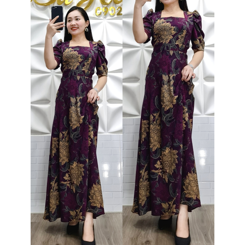 V05 ĐẦM MAXI HOA ĐI BIỂN ĐI DU LỊCH NHÀ SUSU HOUSE