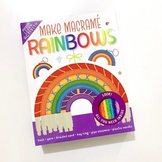 Bộ làm cầu vồng thủ công trang trí Make Macrame: Rainbows