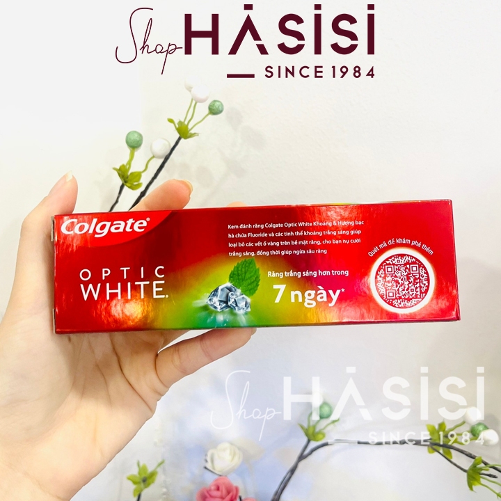 Kem Đánh Răng COLGATE - Optic White Mint Plus Mineral 100g