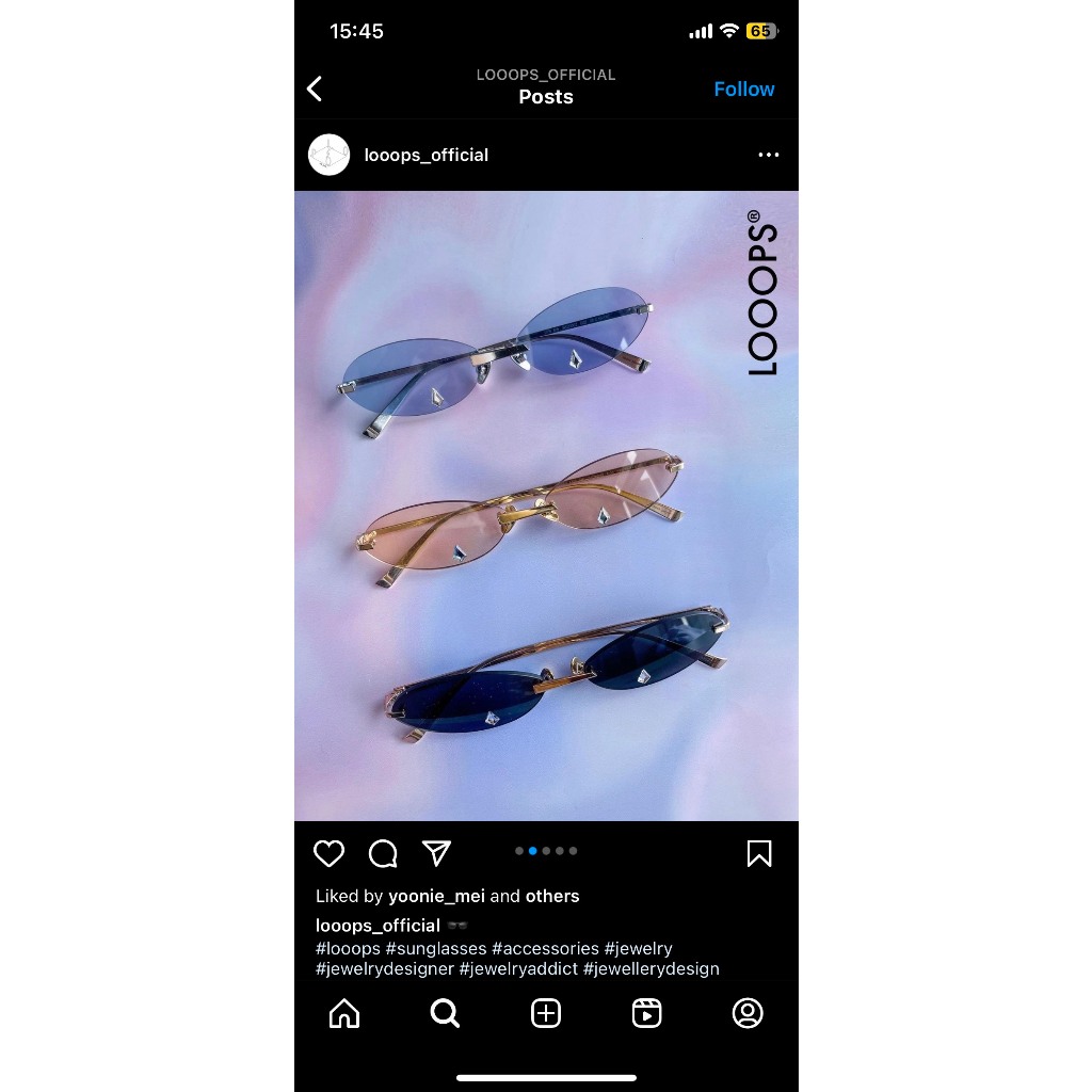 Thanh lý kính LINDA FARROW tròng màu C4 gọng chắc kính mát tròn kính Looops thời trang ảnh thật