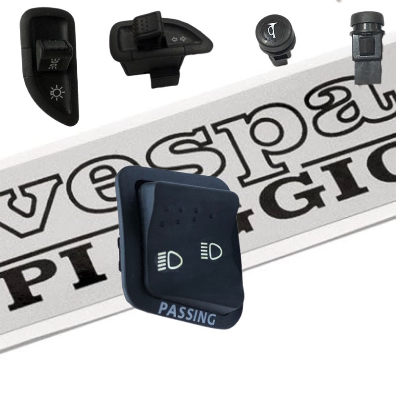 FREE SHIP 50K - BỘ 5 NÚT CÔNG TẮC : XI NHAN, CÒI, PHA COS, BẬT PHA, ĐỀ CHO XE PIAGGIO LIBERTY ZIP FLY