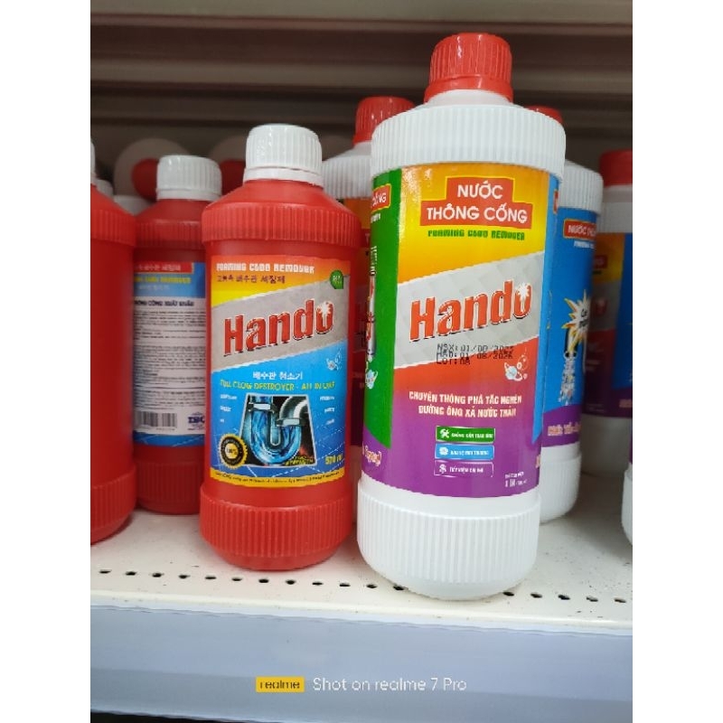 Nước thông cống Hando 1L