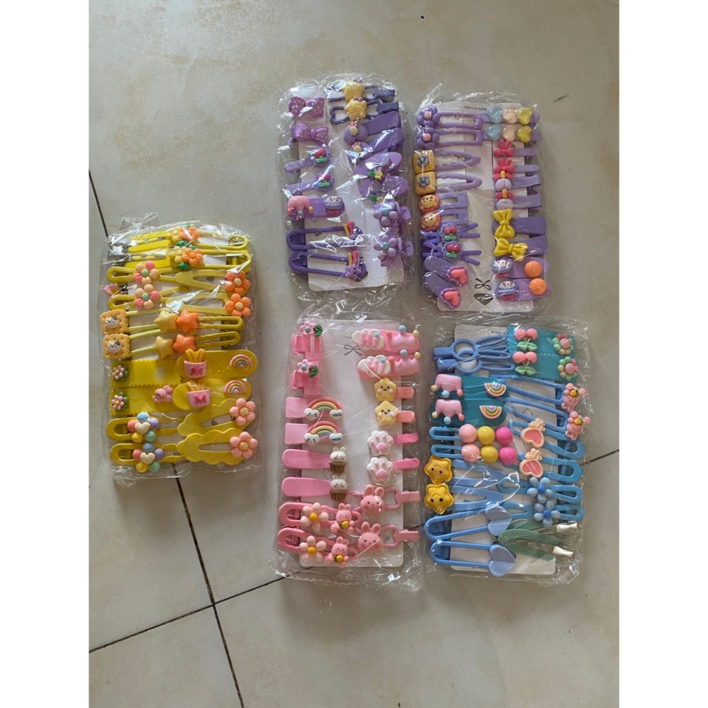 Set 20 Kẹp Tóc Nơ Dễ Thương Cho Bé Gái nhiều mầu
