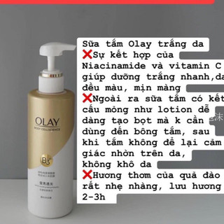 Sữa tắm dưỡng trắng OLAY vitamin C