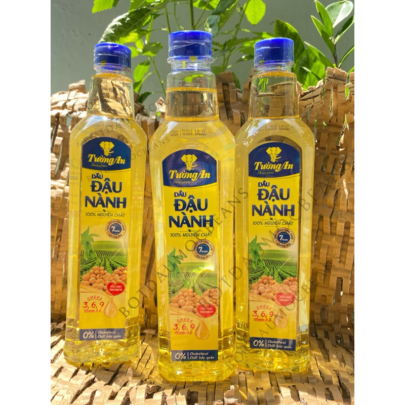 Dầu ăn đậu nành Tường An - Chai 1L