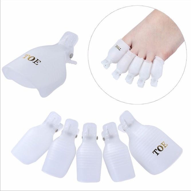 Kẹp ủ phá gel móng chân set 5 chiếc