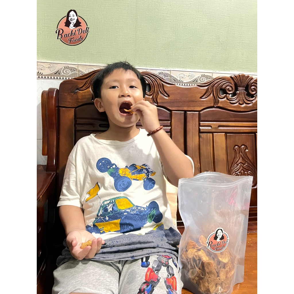 1KG Chuối sấy thô không đường Bachi Deli healthy