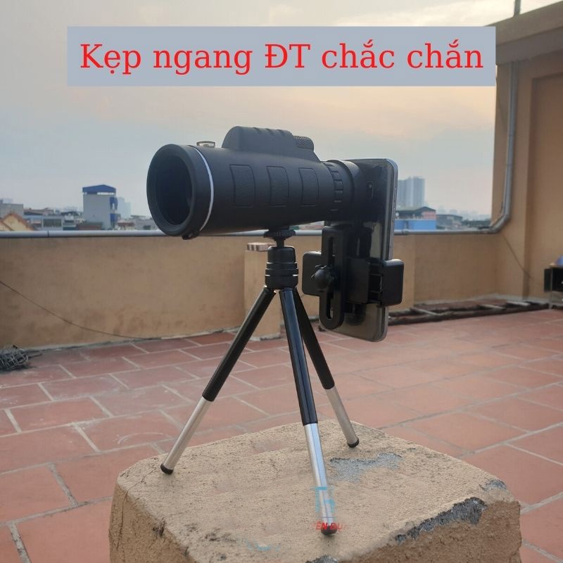 Bộ Tripod 3 chân + giá đỡ điện thoại cho ống nhòm