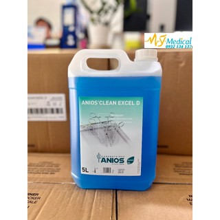 Dung dịch ngâm dụng cụ y tế khử khuẩn Anios Clean Excel D - Can 5 Lít