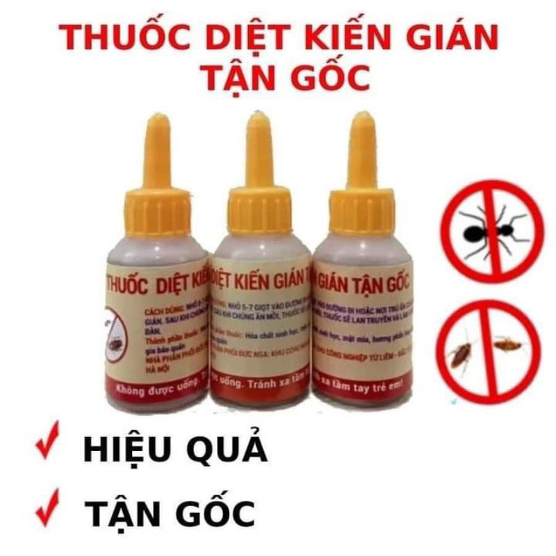 Thuốc diệt kiến, gián sinh học lọ 10ml