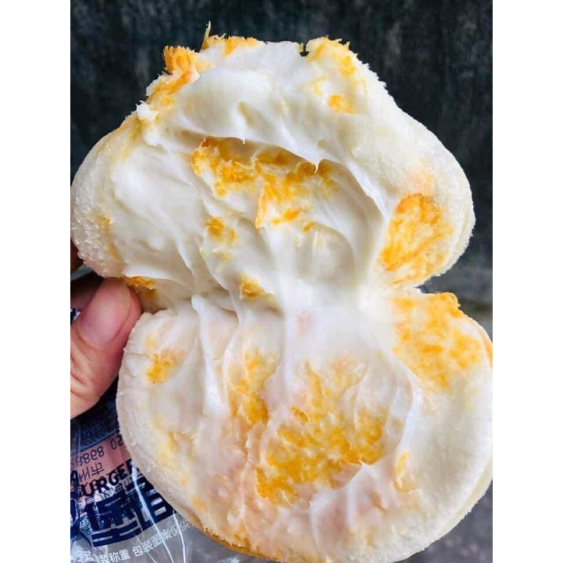 Bánh Mì Hamberger kẹp chà bông sốt SALAD