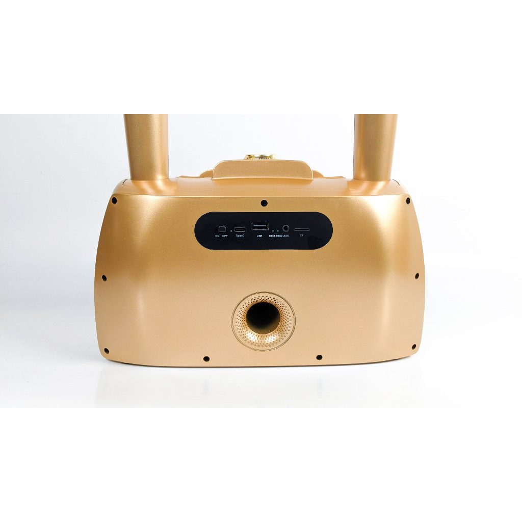 LOA BLUETOOTH KARAOKE ST-2025 - KÈM 2 MIC KHÔNG DÂY