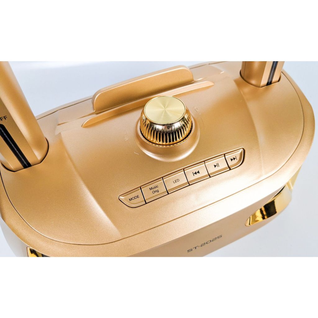 LOA BLUETOOTH KARAOKE ST-2025 - KÈM 2 MIC KHÔNG DÂY