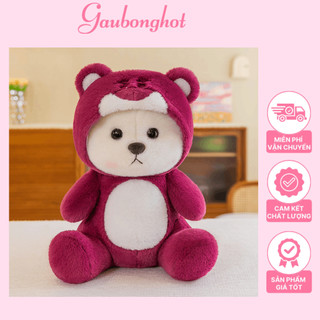 Gấu Bông Lena Thú Nhồi Bông Hình Gấu Lena Và Dâu Tây Dễ Thương 30cm MSP02 