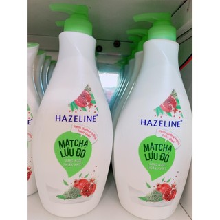 Sữa dưỡng thể Hazeline Matcha lựu đỏ