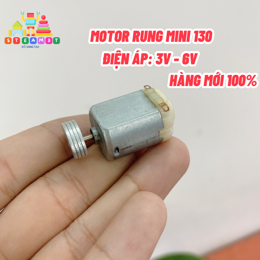Motor rung mini 130 3V - 6V thay thế máy mát xa các thiết bị rung xài motor 130 - LK0617