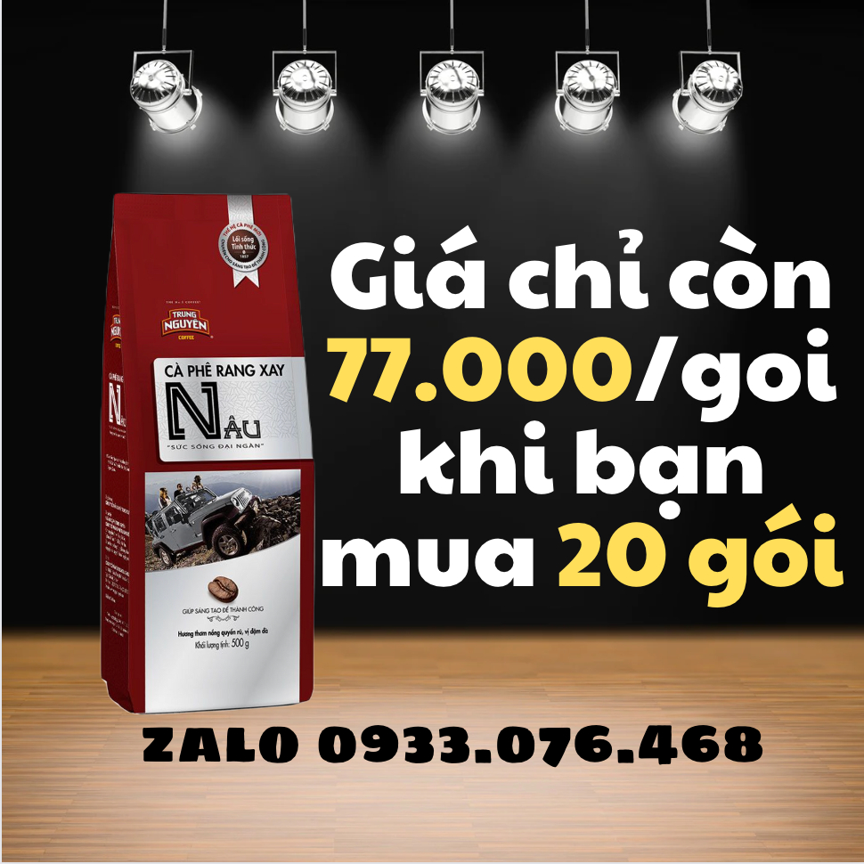 Cà phê Sức sống Nâu - 500gr CÀ PHÊ TRUNG NGUYÊN GIÁ SỈ