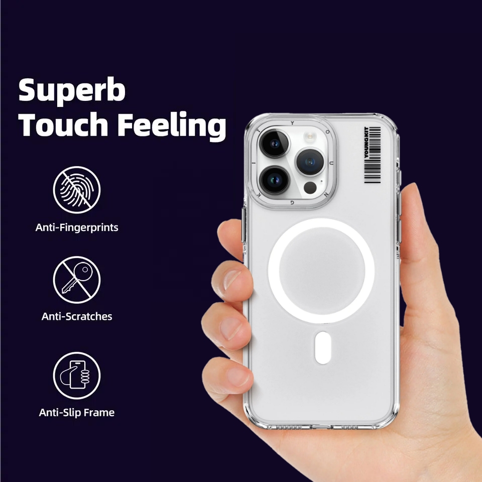 ỐP LƯNG IPHONE 15 PRO MAX - 15 PRO YOUNGKIT Crystal Shield CHÍNH HÃNG - HỔ TRỢ SẠC KHÔNG DÂY TỪ TÍNH