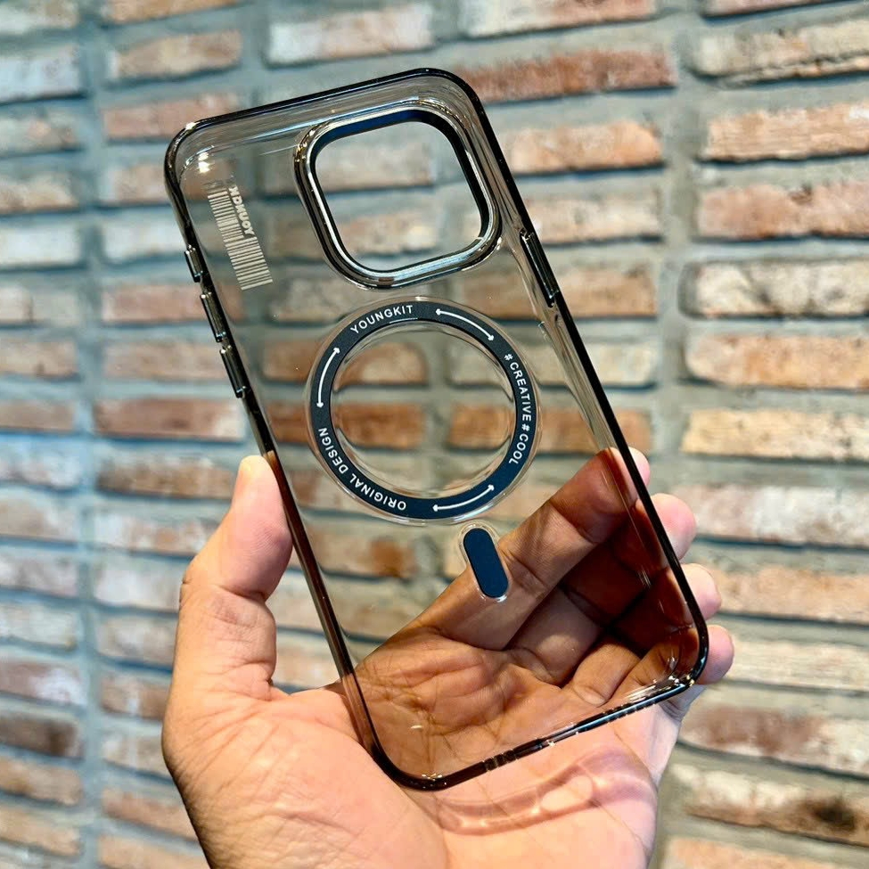 ỐP LƯNG IPHONE 15 PRO MAX - 15 PRO YOUNGKIT Crystal Shield CHÍNH HÃNG - HỔ TRỢ SẠC KHÔNG DÂY TỪ TÍNH