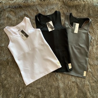 Áo Ba Lỗ Nịt Ngực Tomboy Dáng Dài Thun Trơn Cotton Trắng Đen Nam Tròng Cổ Thể Thao Gym Bigsize Form Suông  Nguyễn Nguyên