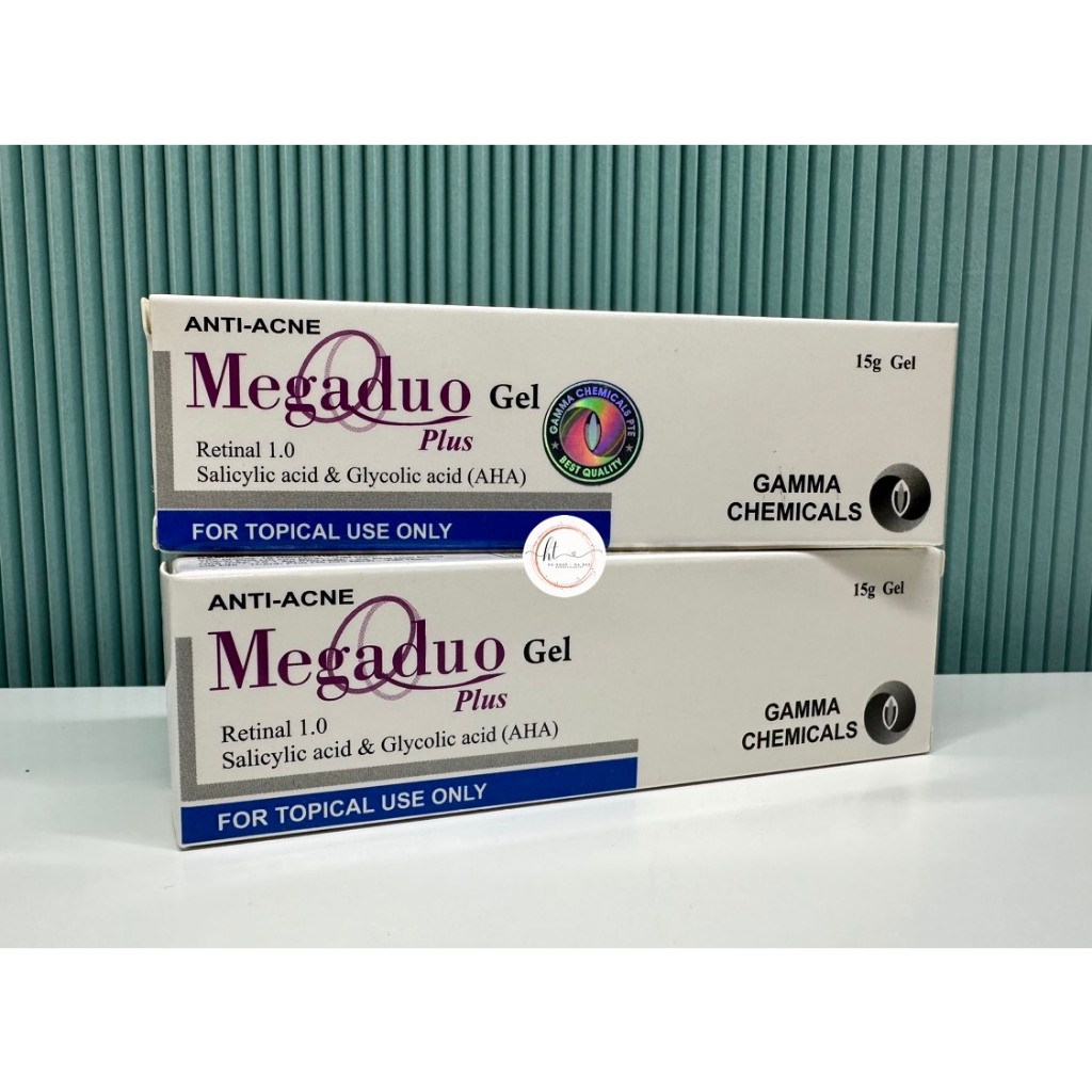 Megaduo Gel/Plus Gamma 15g-30g, Gel Giảm Mụn Ẩn, Thâm, Đầu Đen Cho Da Dầu Mụn
