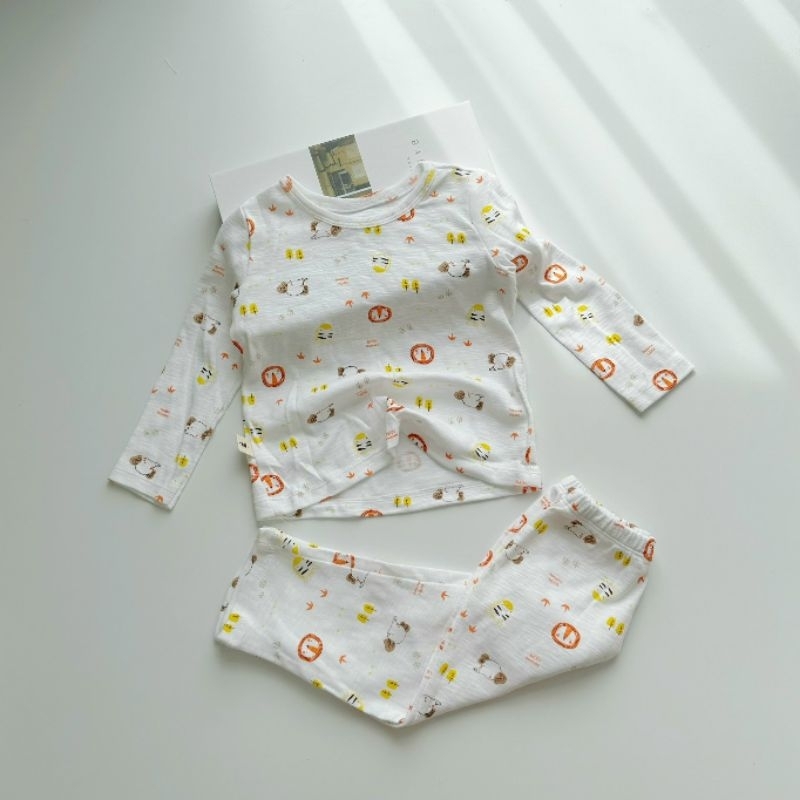 Bộ thu đông cotton len bé trai - bé gái