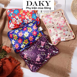  Túi chườm nóng sạc điện tự ngắt an toàn túi sưởi ấm tay chân mùa đông chườm bụng kinh giảm đau DAKY 