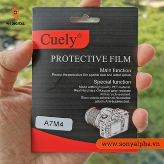 DÁN MÀN HÌNH CƯỜNG LỰC MÁY ẢNH SONY A7M4 - ILCE-7M4