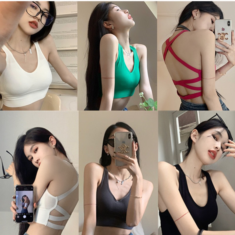 Áo bra kiểu đan chéo lưng AB2208 MESHOP93